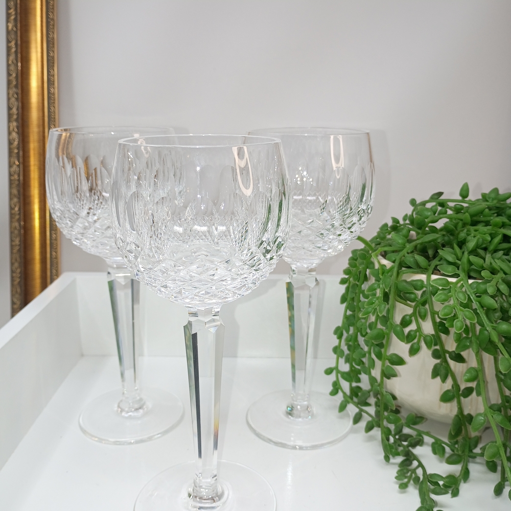 Waterford Crystal Wine Glasses Set Of 3 - Picture 3 of 8